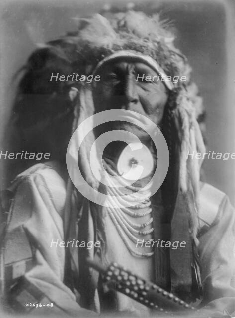 Bear Cut Ear, c1908. Creator: Edward Sheriff Curtis.
