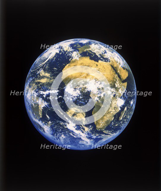 Earth from space - Africa and the Atlantic Ocean, c1980s.  Creator: NASA.