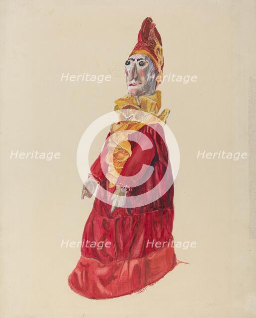 Punch as Clown, c. 1936. Creator: Lillian Stahl.