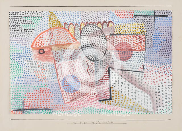 Schlir still life, 1931. Creator: Klee, Paul (1879-1940).