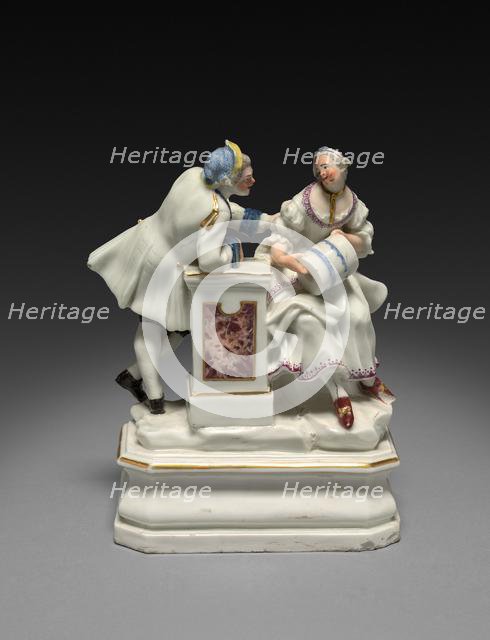 Woman and Man, c. 1750. Creator: Unknown.