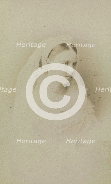 Portrait of Grand Duchess Maria Alexandrovna of Russia (1853-1920), Duchess of Saxe-Coburg and Gotha