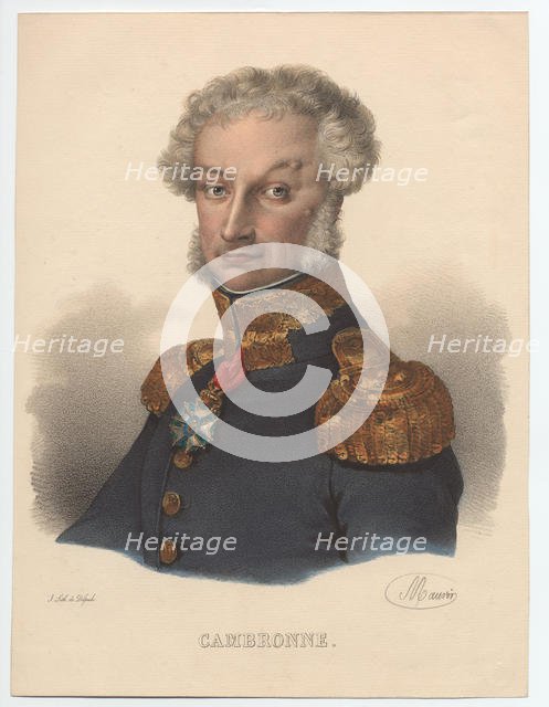 Portrait of Pierre Cambronne (1770-1842), 1835. Artist: Anonymous  