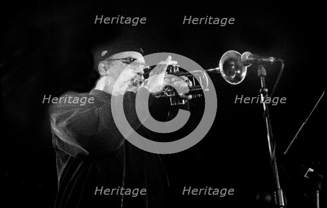 Randy Brecker, Brecon Jazz Festival, Brecon, Wales, Aug 2001. Creator: Brian O'Connor.