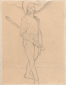 Harlequin, 1916. Creator: Paul Cezanne.