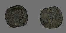 Sestertius (Coin) Portraying Emperor Severus Alexander, 231. Creator: Unknown.