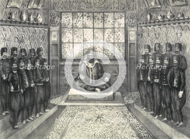 Audience of Hussein II Bey, 1835.  Creator: Unknown.