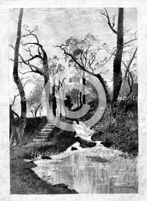 The Cascade in Hawarden Park, 1898. Creator: Unknown.