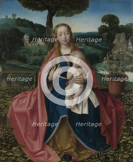 The Virgin and Child in a Landscape, Early16th cen.. Artist: Provost (Provoost), Jan (1465-1529)