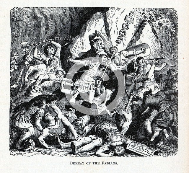 Defeat of the Fabians, 1882. Artist: Anonymous  