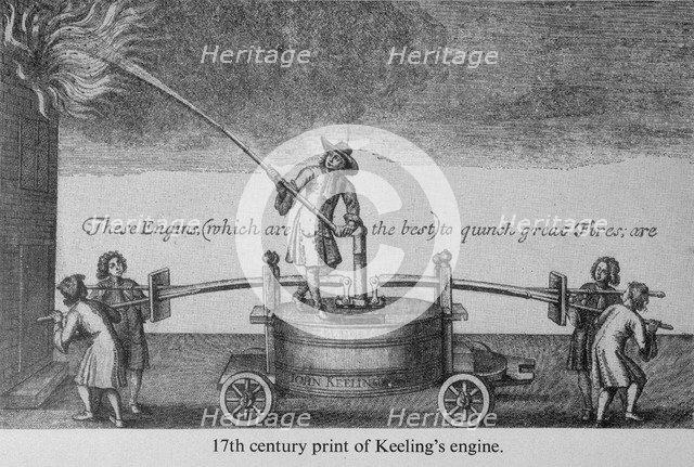 Keeling's Engine, 17th century. Artist: John Keeling