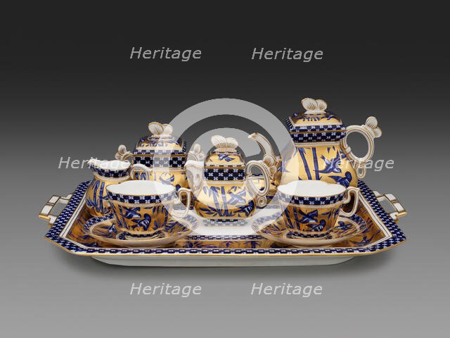 Tea Service, Shropshire, c. 1885. Creator: Thomas Blocksidge.