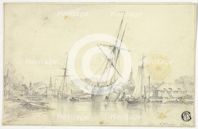 Edam, c. 1850. Creator: Edward William Cooke.