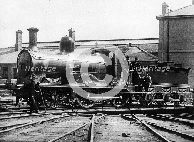 Midlands and Great Western Railway (Ireland) 2-4-0 locomotive 'Rob Roy', 1873. Artist: Unknown