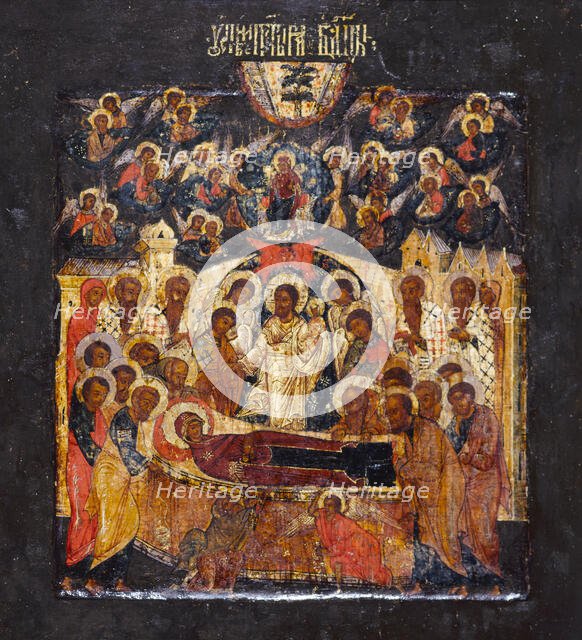 Dormition of the Virgin. Creator: Russian School.