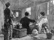 A Japanese archery house in Jeddo, 1881. Creator: Unknown.