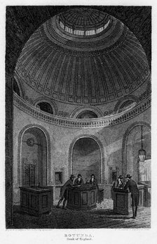 Rotunda, Bank of England, City of London, 1816.Artist: Matthews