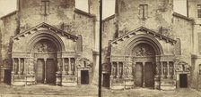 [Portal, Church of Saint-Trophime, Arles], ca. 1864. Creator: Edouard Baldus.