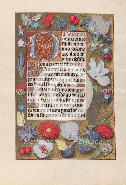 Hours of Queen Isabella the Catholic, Queen of Spain: Fol. 137r, c. 1500. Creator: Master of the First Prayerbook of Maximillian (Flemish, c. 1444-1519); Associates, and.