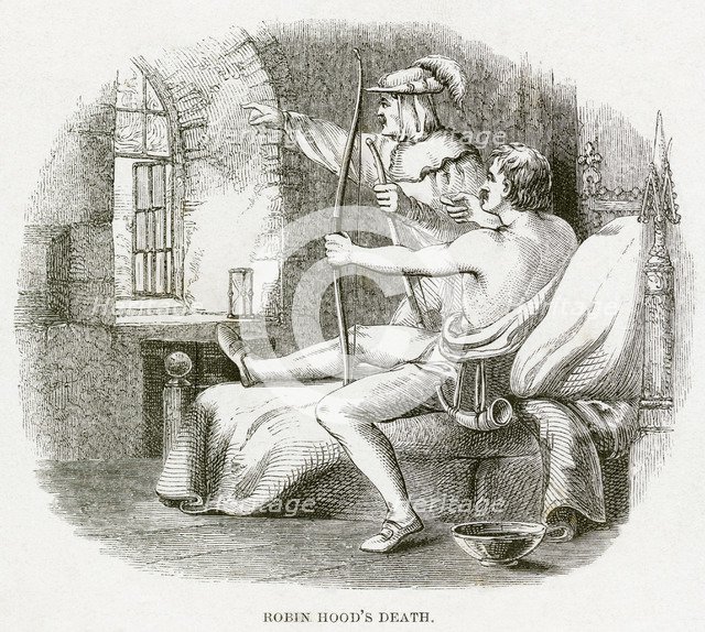'Robin Hood's Death', c1900(?). Artist: Unknown