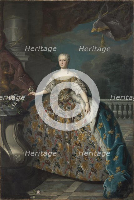 Portrait of Maria Teresa Rafaela (1726-1746), Infanta of Spain, c.1745. Creator: Anonymous.