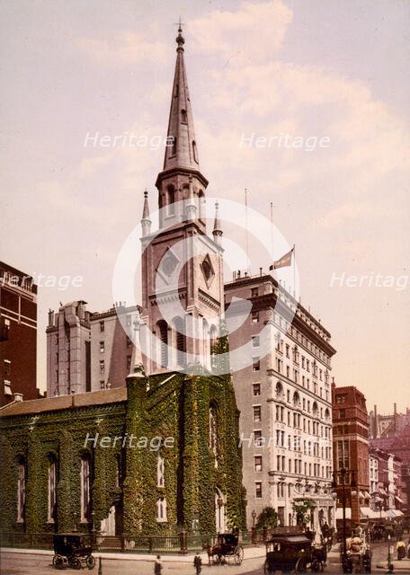 Marble Collegiate Church and Holland House, New York, c1901. Creator: Unknown.