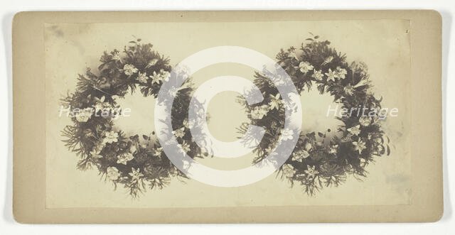 Untitled [wreath], mid 19th century.  Creator: William W. Culver.