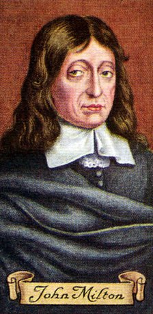 John Milton, taken from a series of cigarette cards, 1935. Artist: Unknown