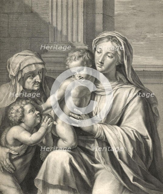 The Holy Family,  c. 1656-71. Creator: Nicolas Pitau.