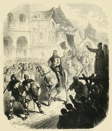 'Entry of Charles Martel into Paris, After Defeating the Saracens', (732AD),1890. Creator: Unknown.