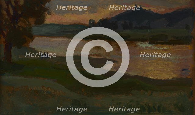 Bielany at Dusk, 1905. Creator: Jan Stanislawski.