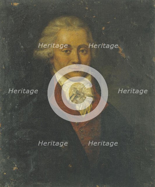 Portrait présumé de Georges Couthon (1755-1794), conventionnel, 1790. Creator: Francois Bonneville.