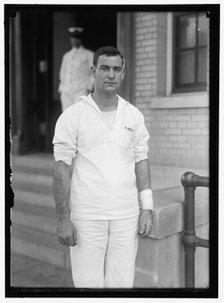 W. Phillips, one of wounded sailors, U.S.S. Memphis, c1916.  Creator: Harris & Ewing.