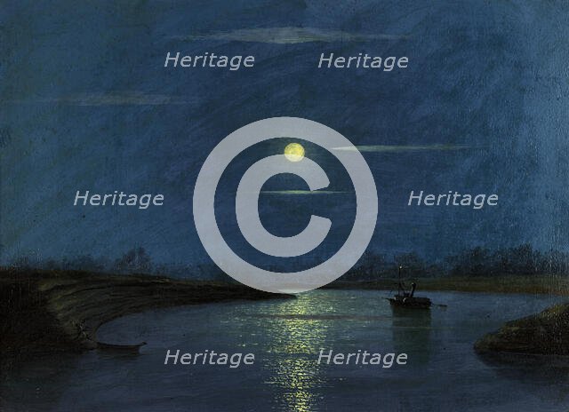 Confluence of the Tura and Tobol Rivers. Mouth of the Tury River, 1880-1897. Creator: Pavel Mikhailovich Kosharov.