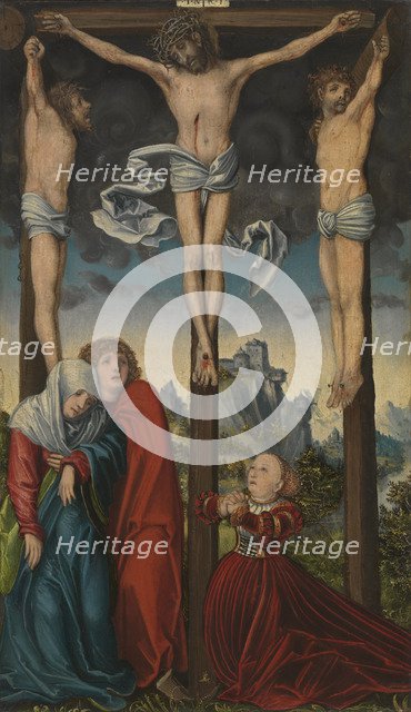 Christ on the Cross between the Two Thieves, ca 1515-1520.