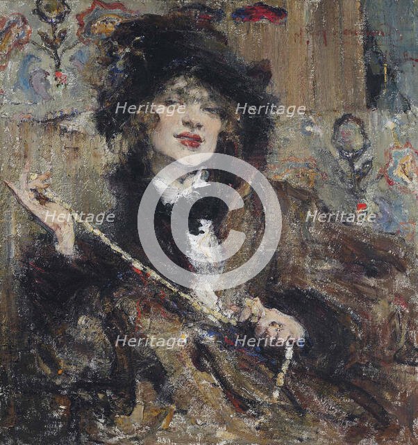 Portrait of Mademoiselle Podbelskaya, 1912..