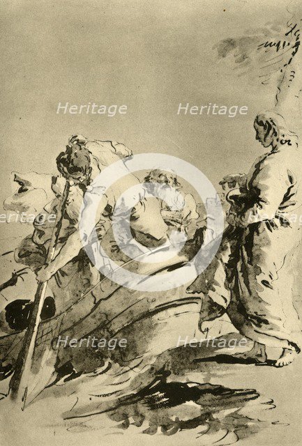 'The Call to Peter', mid 18th century, (1928). Artist: Giovanni Battista Tiepolo.