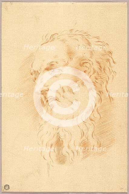 Head of Bearded Man, n.d. Creator: Unknown.