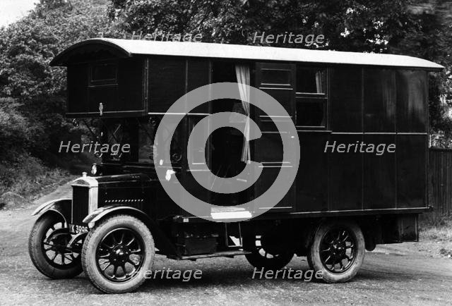 1925 Morris 1 ton camper van conversion by Hutchings. Creator: Unknown.