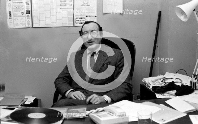 Dave Lee, Jazz FM, Marble Arch, London, Feb 1990. Artist: Brian O'Connor.