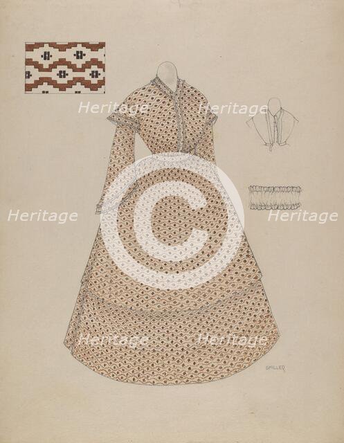 Dress, c. 1937. Creator: Edith Miller.