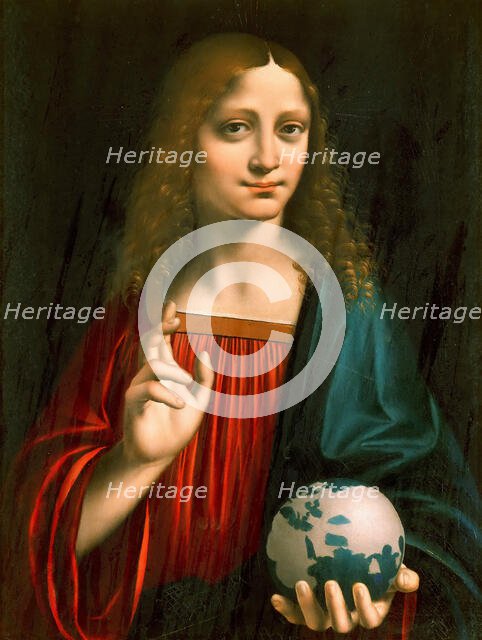 Segnender Christus, c. 1500. Creator: D'Oggiono, Marco (ca 1470-ca 1530).