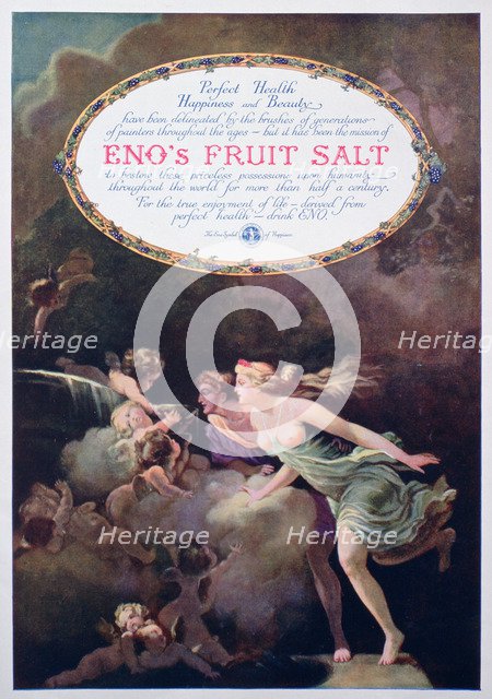Eno's Fruit Salt advertisement, 1920. Artist: Unknown