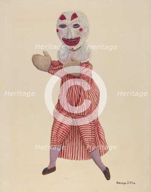 Jim the Boxer, c. 1937. Creator: George File.