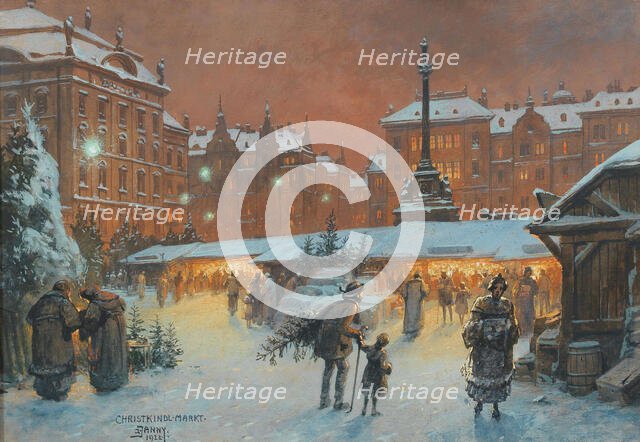 Christkindlmarkt, 1922. Creator: Janny, Georg (1864-1946).