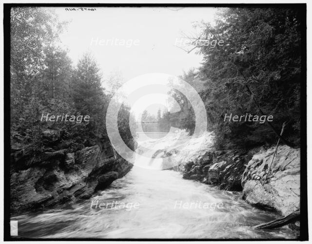 The Gorge at Belden's Falls, Green Mountains, between 1900 and 1906. Creator: Unknown.