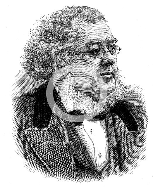 Peter Christian Asbjornsen (1812-1885), Norwegian folklorist and naturalist. Artist: Unknown