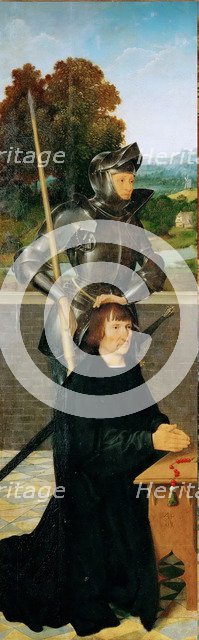 Saint George and Donor (Winged Altar, Left Panel).