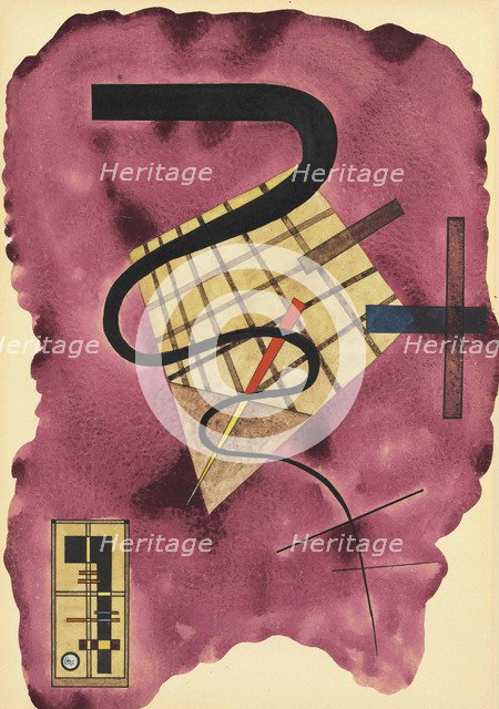 Floating line (Schwebende Linie) , 1924.