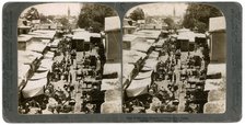 An open bazaar in Damascus, Syria, 1900s.Artist: Underwood & Underwood